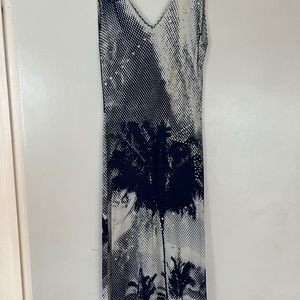 Dress Size 6 from Italy Blue and White